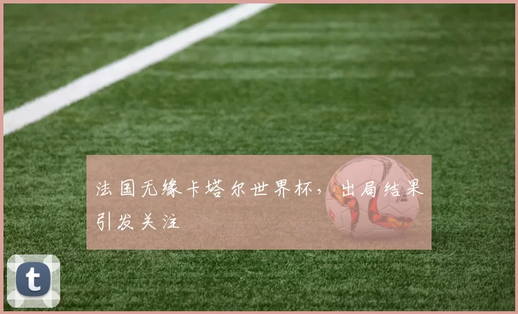 法国无缘卡塔尔世界杯,出局结果引发关注